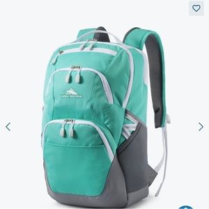 High Sierra Back Pack Teal color
